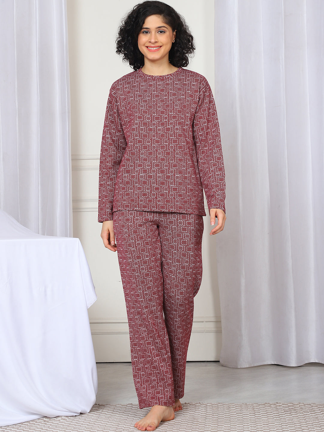 Jacquard Fleece - Winterwear - MJKAW24504C