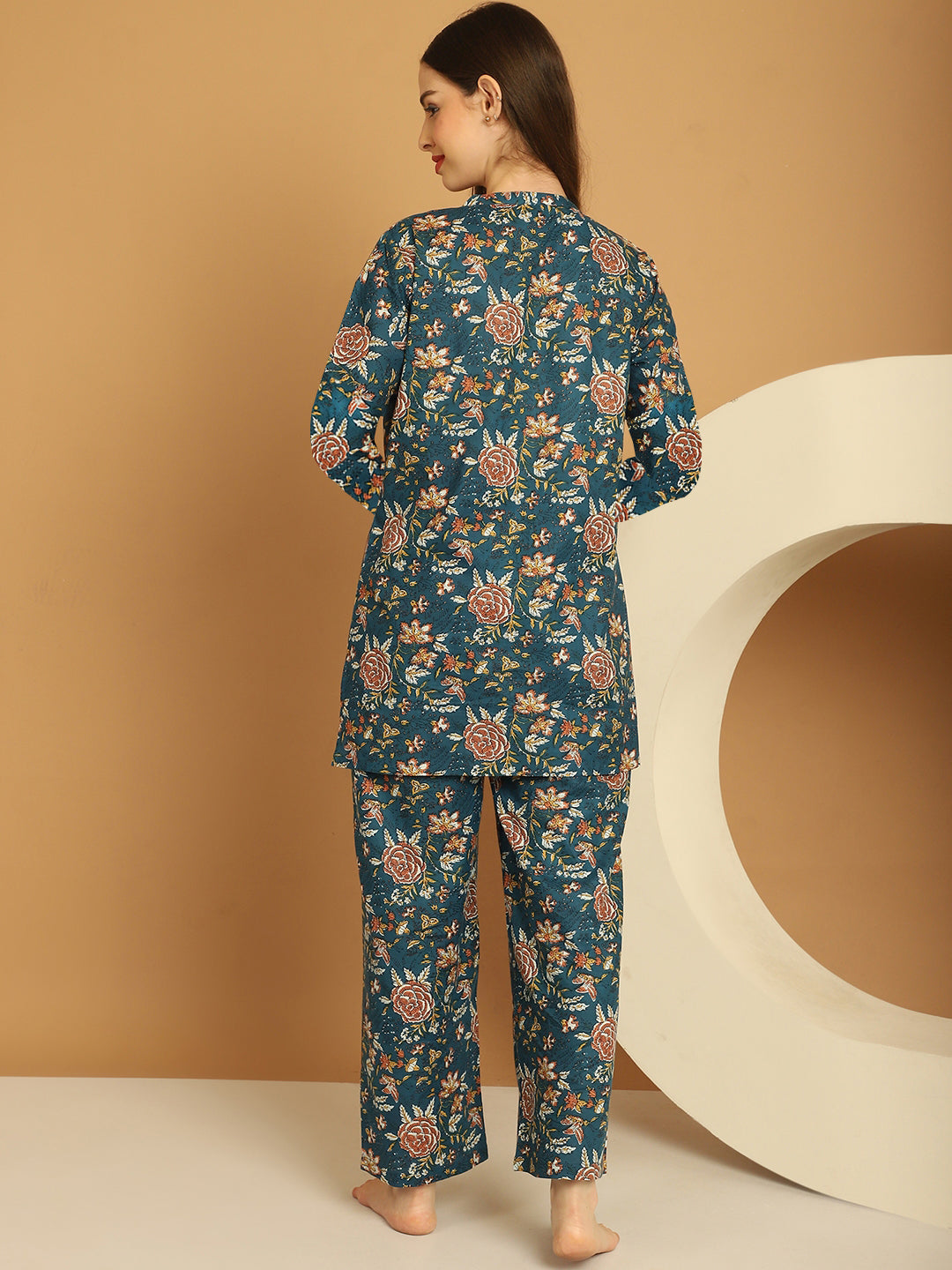 Woven Co-Ord Pyjama Sets_MJKSS24207A