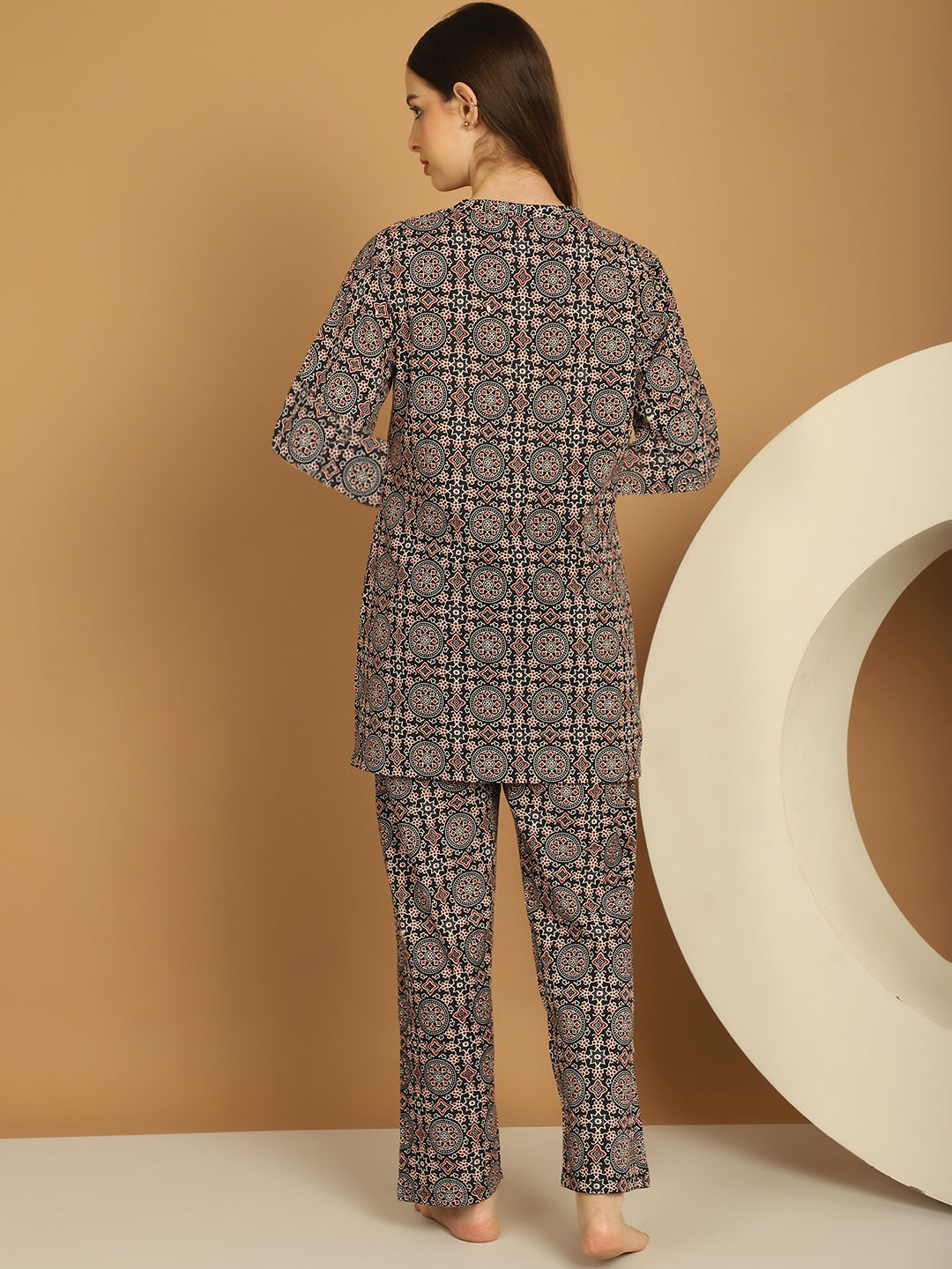 Woven Co-Ord Pyjama Sets_MJKSS24206A