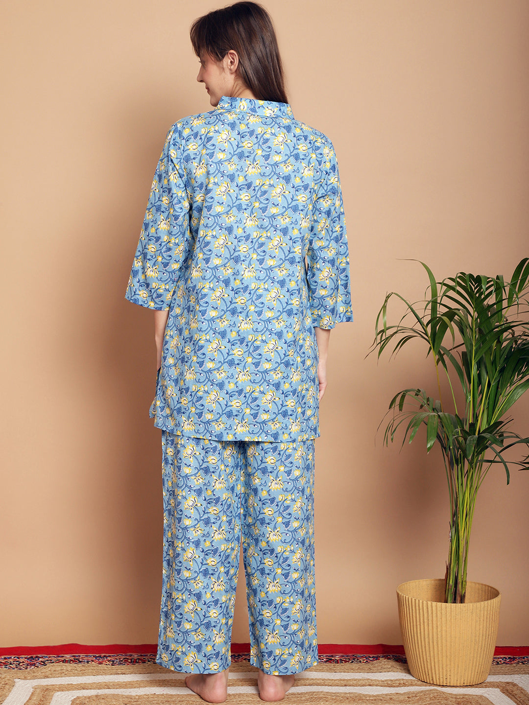 Woven Co-Ord Pyjama Sets_MJKSS24200A