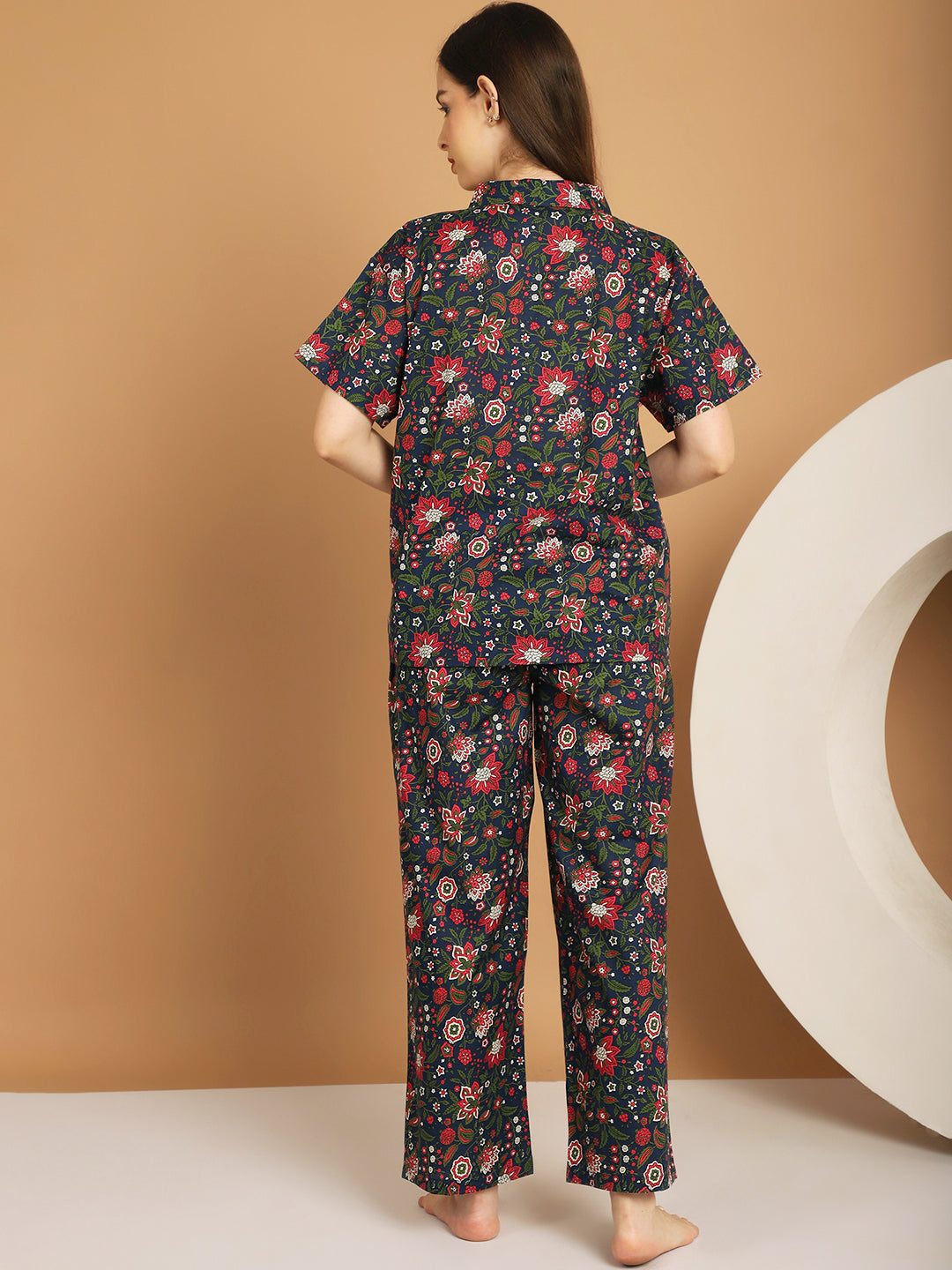 Woven Co-ord Pyjama Sets_MJKSS24162A