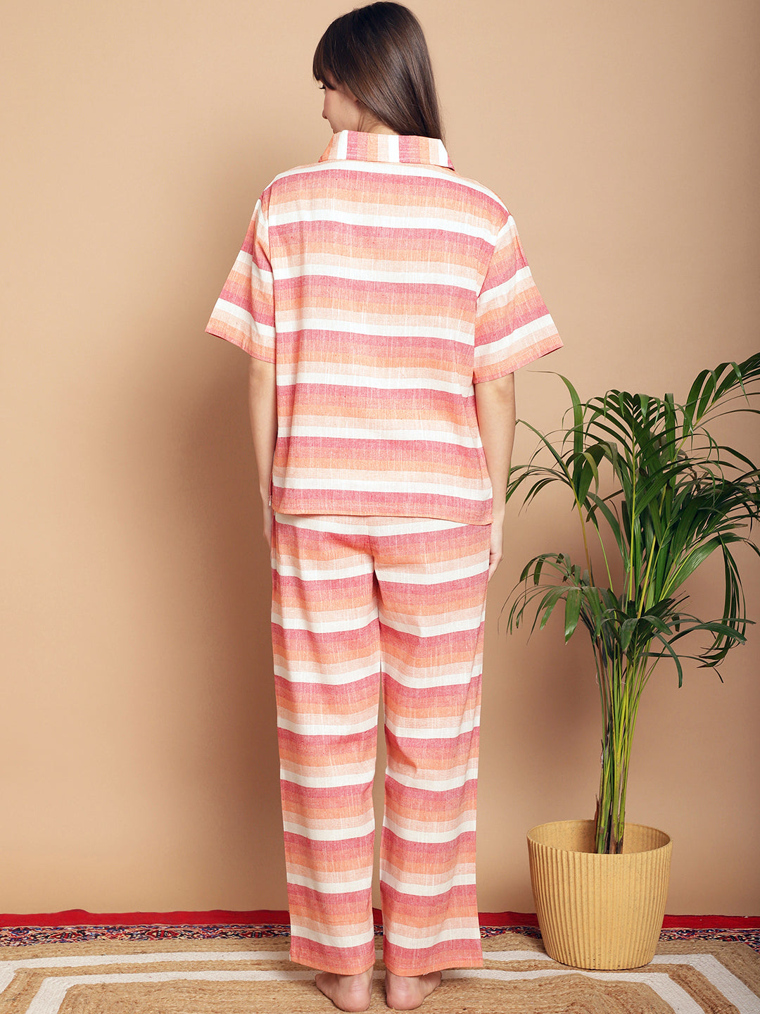 Woven Co-ord Pyjama Sets_MJKSS24169B