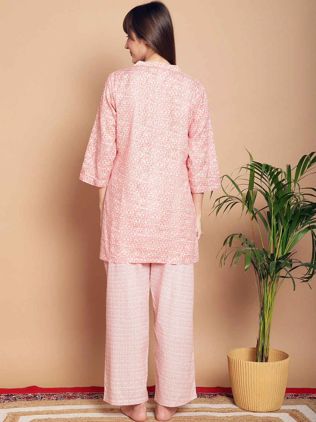 Woven Co-Ord Pyjama Sets_MJKSS24199A