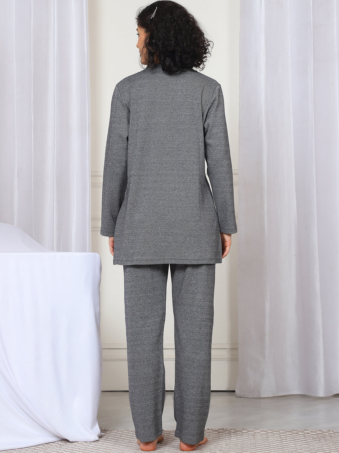 Jacquard Fleece - Winterwear - MJKAW24514B