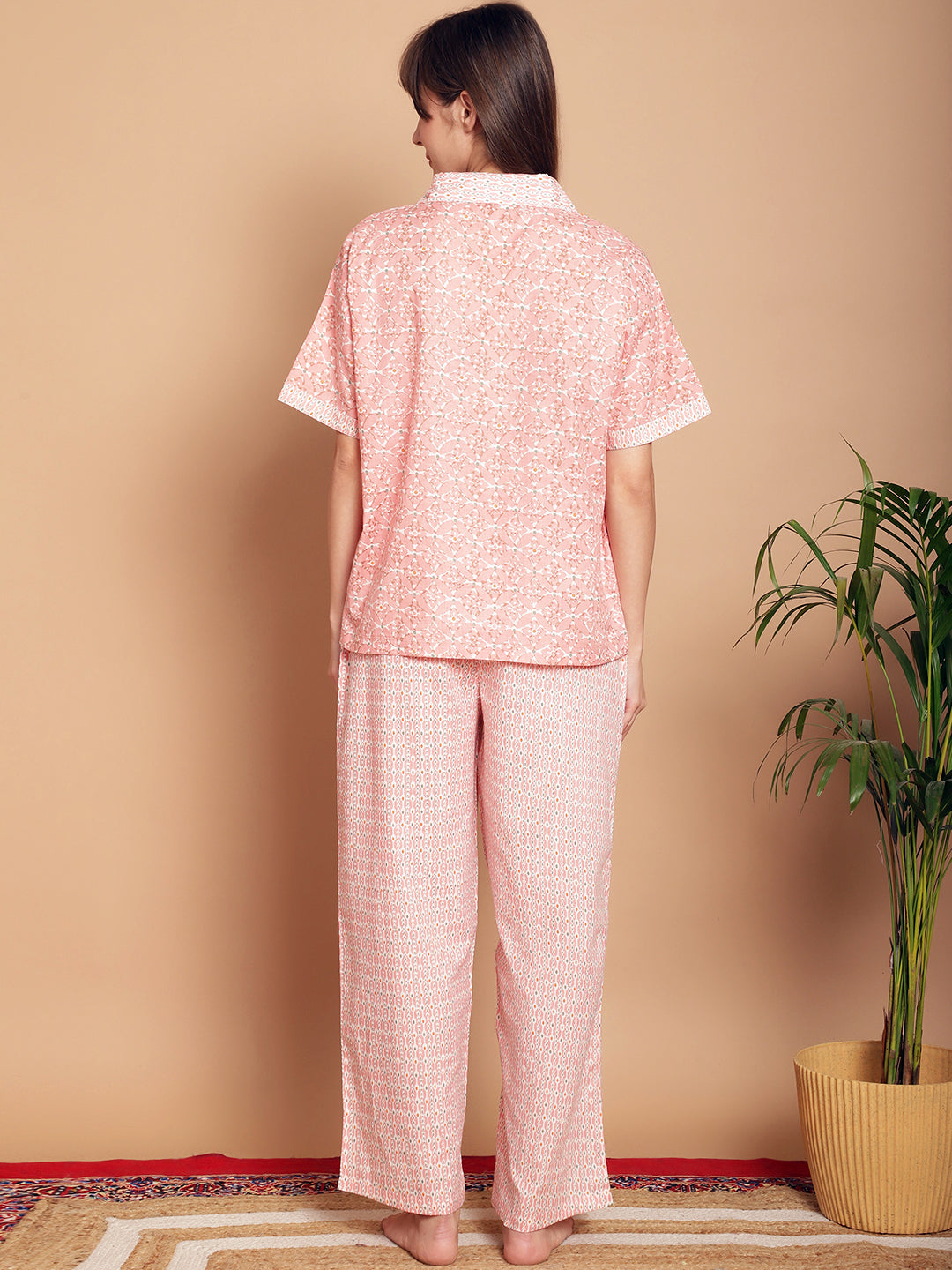 Woven Co-ord Pyjama Sets_MJKSS24164A