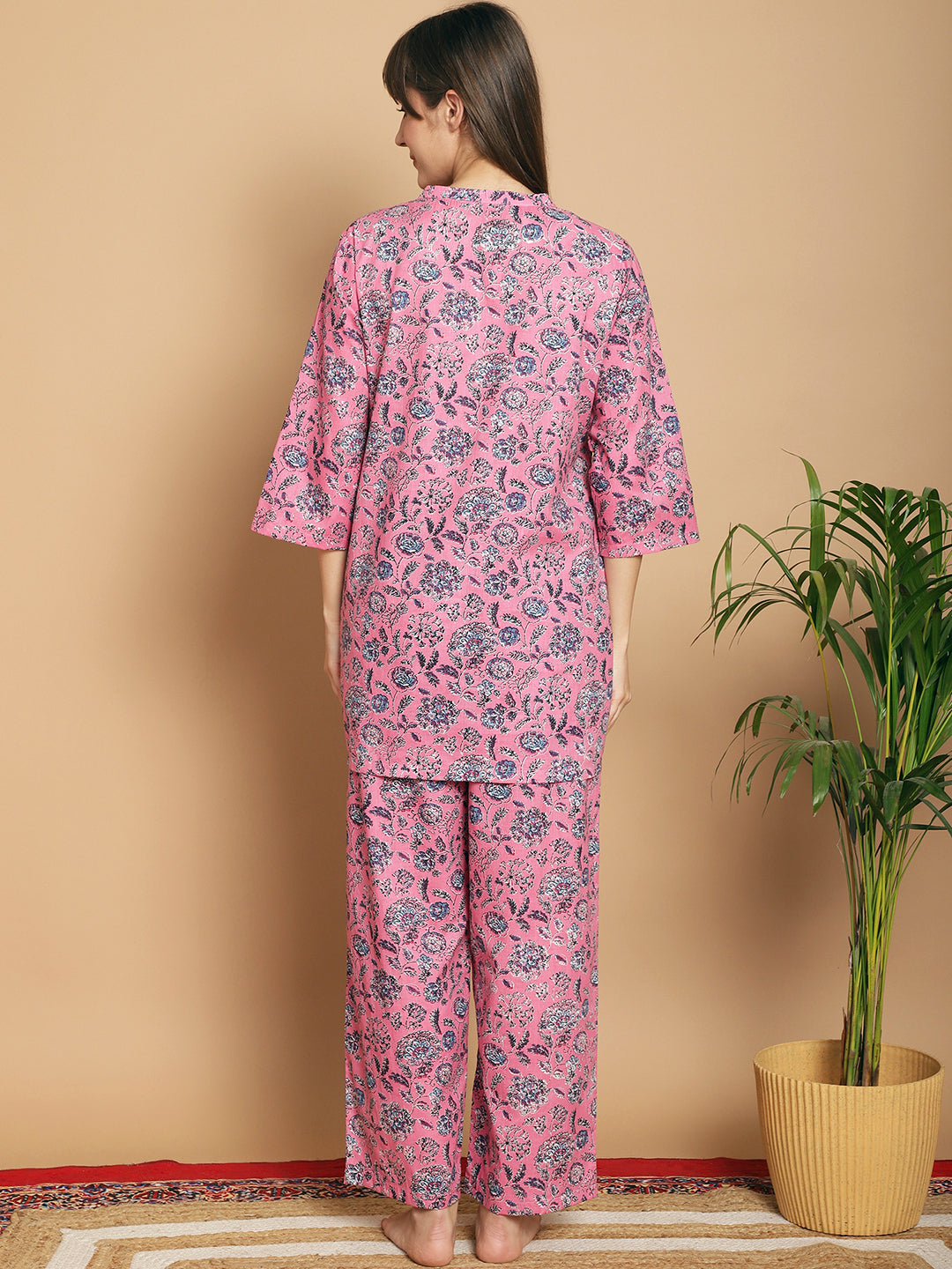 Woven Co-Ord Pyjama Sets_MJKSS24201A