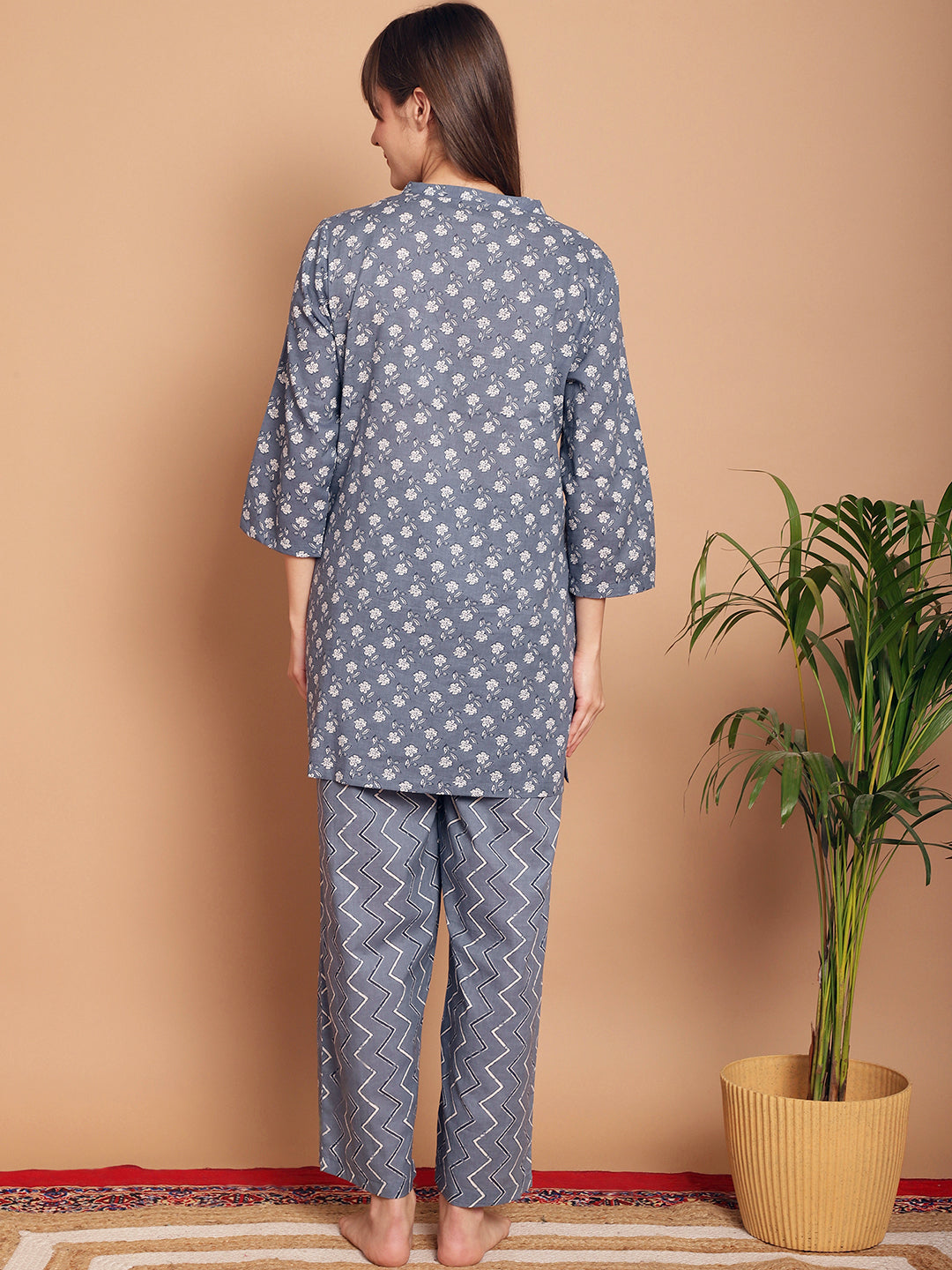 Woven Co-Ord Pyjama Sets_MJKSS24202A