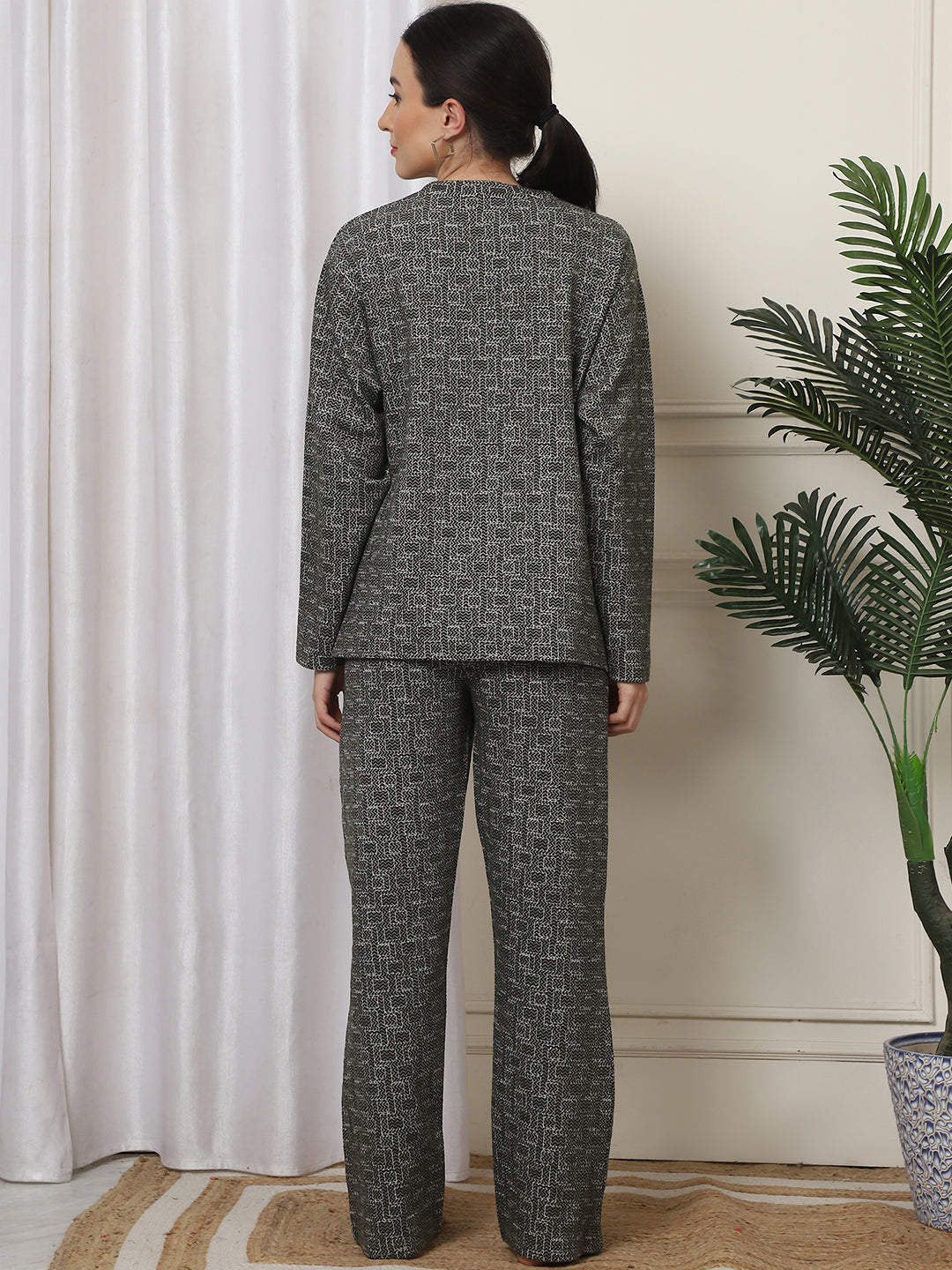 Jacquard Fleece - Winterwear - MJKAW24504A