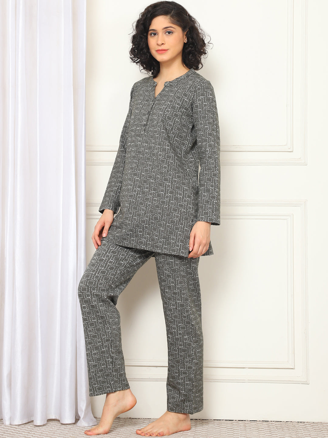 Jacquard Fleece - Winterwear - MJKAW24505A