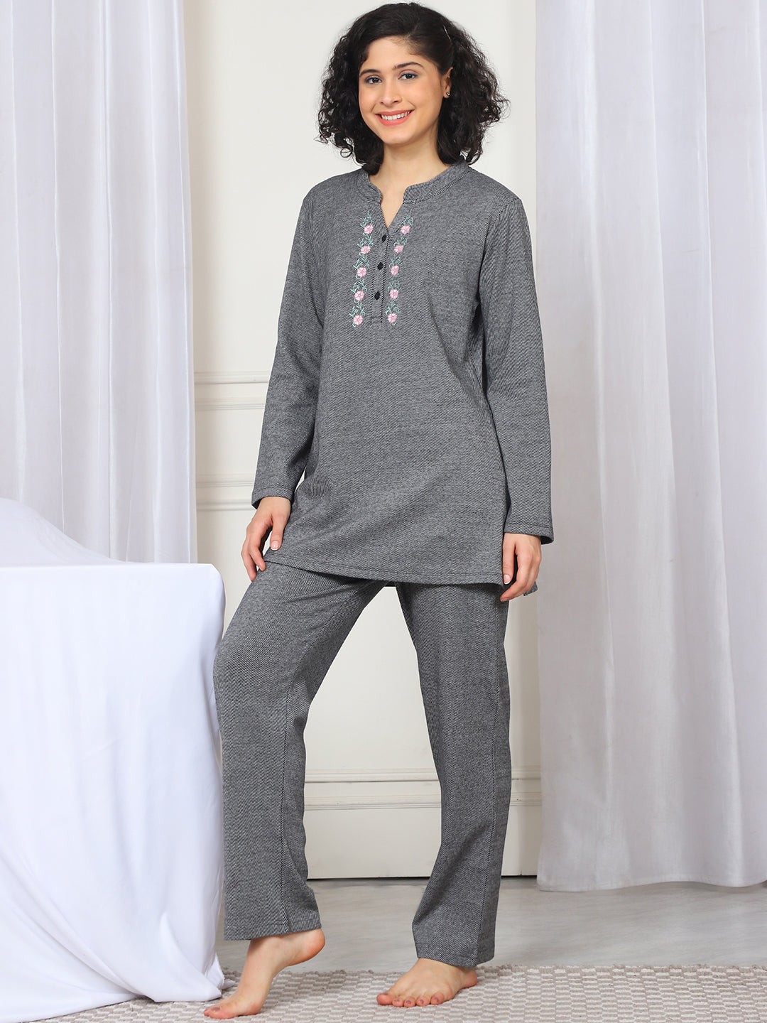 Jacquard Fleece - Winterwear - MJKAW24514B