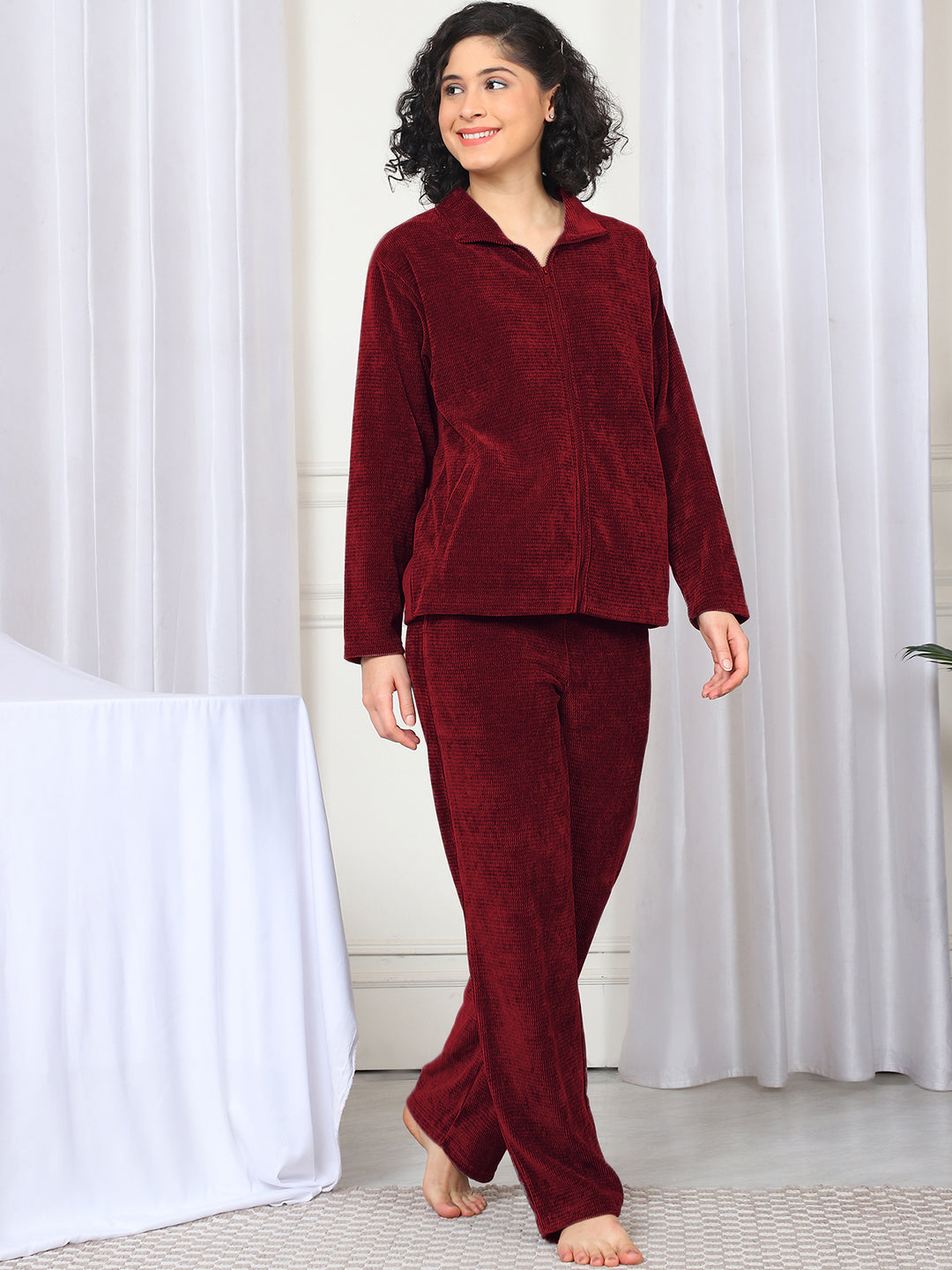 Velvet Waffle - Winterwear - MJKAW24503C