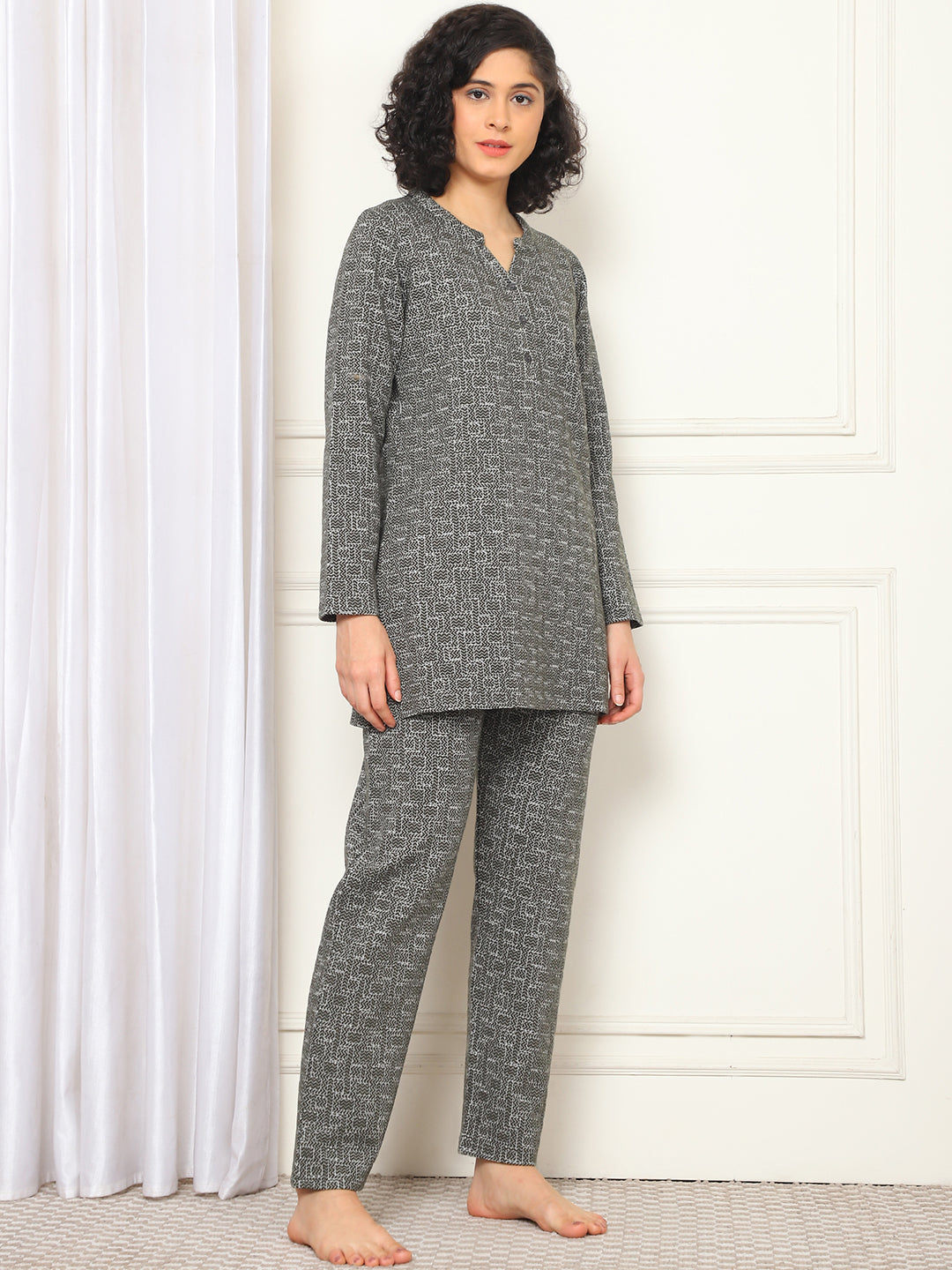 Jacquard Fleece - Winterwear - MJKAW24505A