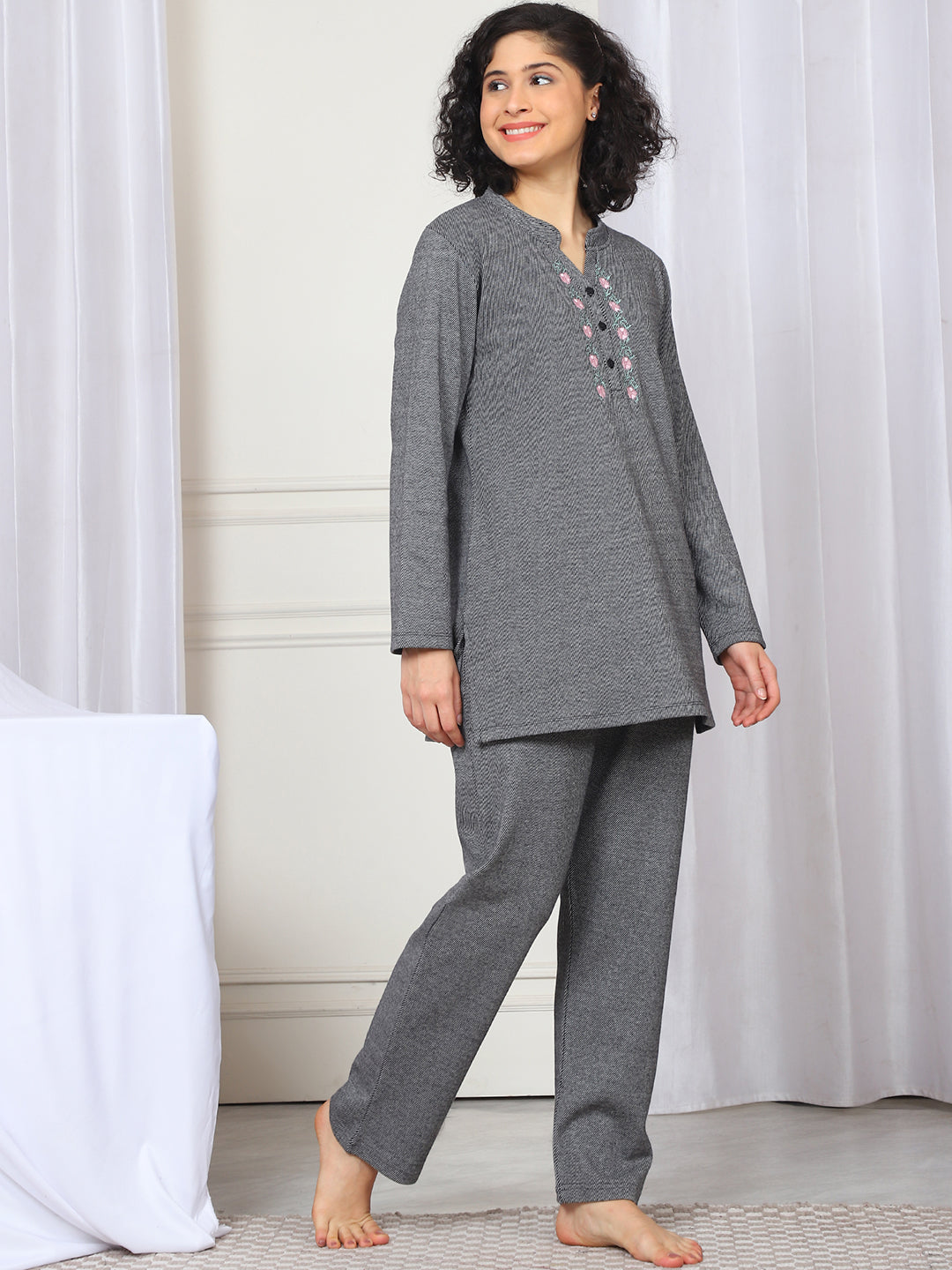 Jacquard Fleece - Winterwear - MJKAW24514B