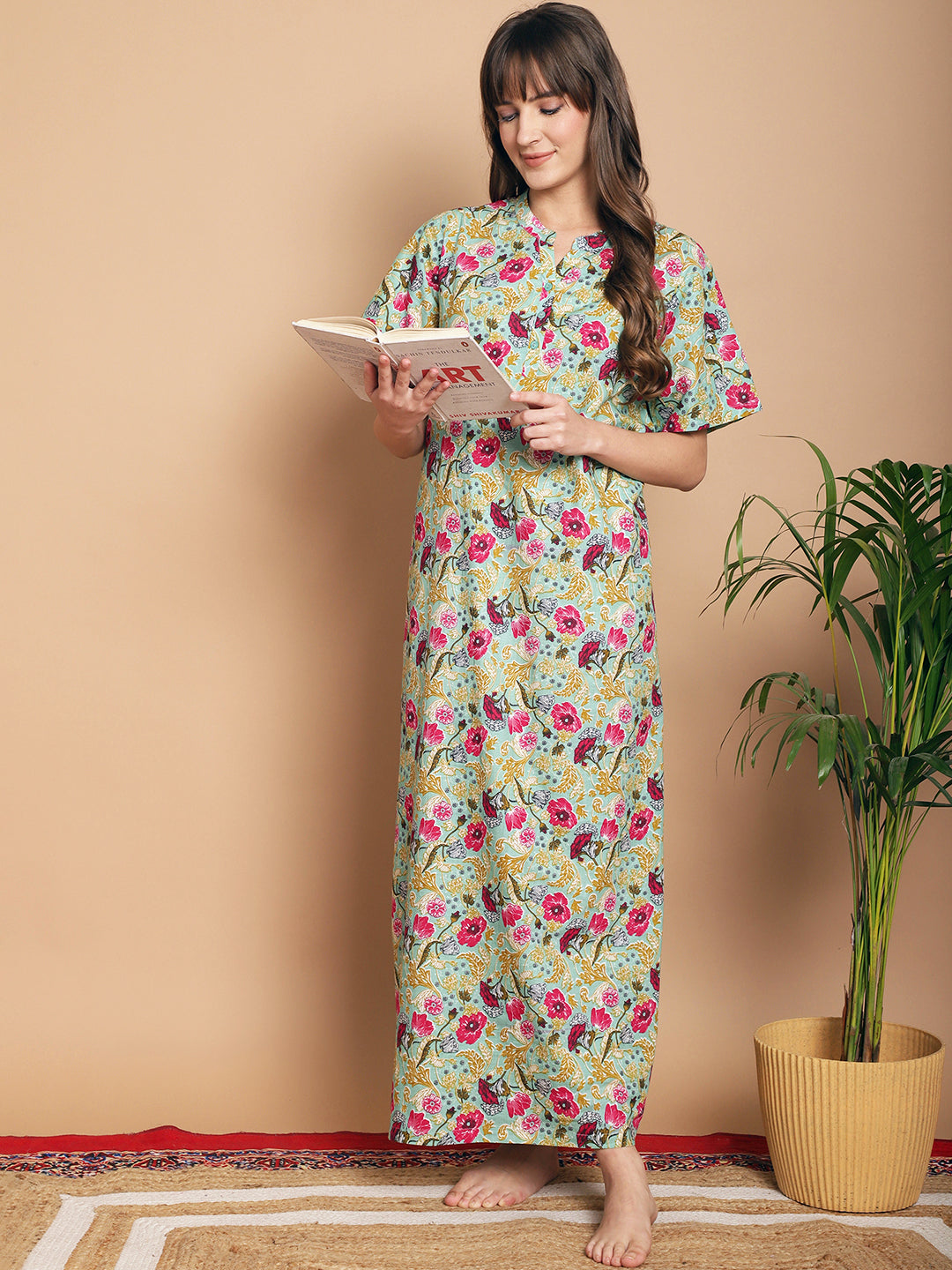 Woven Long Nighty_MJKSS24232A