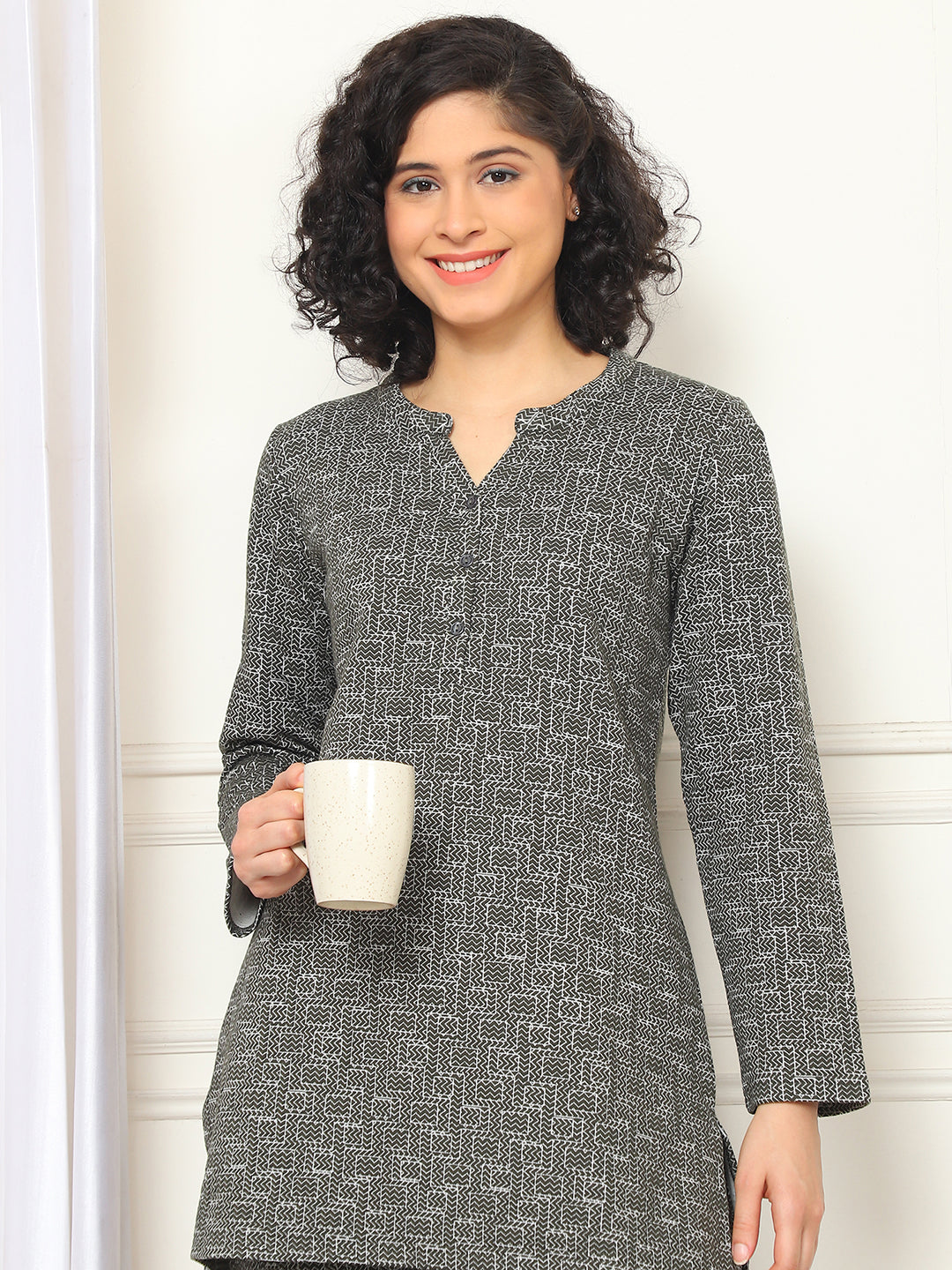 Jacquard Fleece - Winterwear - MJKAW24505A