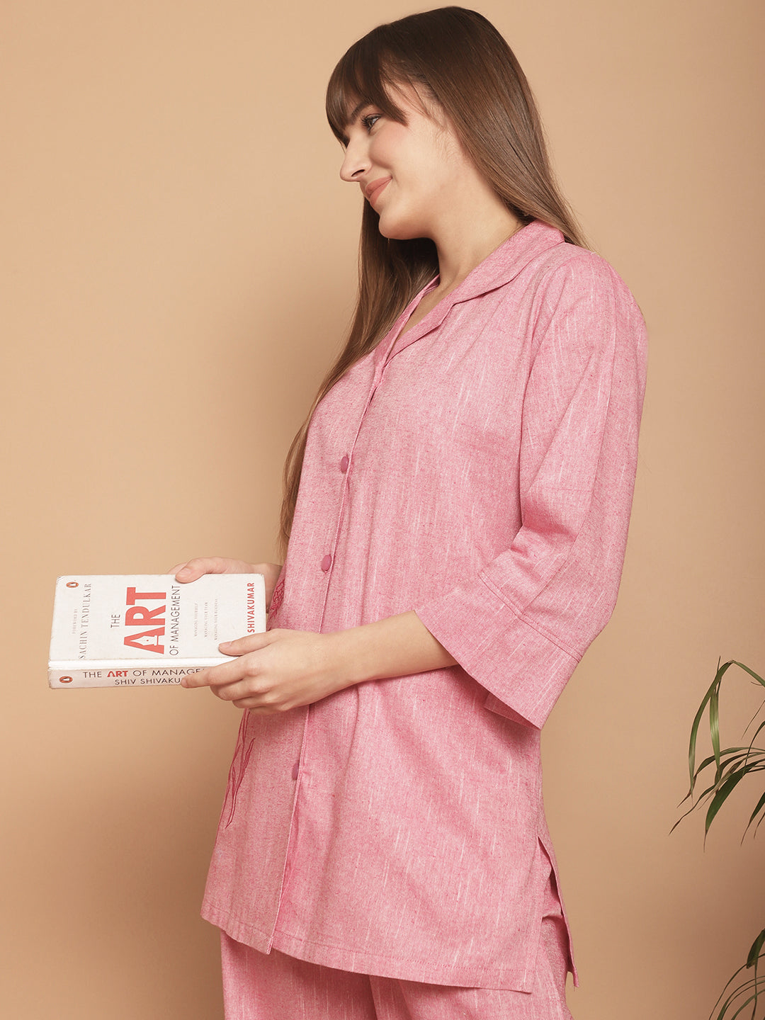 Woven Co-Ord Pyjama Sets_MJKSS24198A